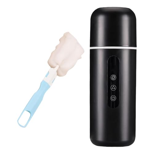Tetera eléctrica portátil para auto 420ml con función mezcladora miniatura 1