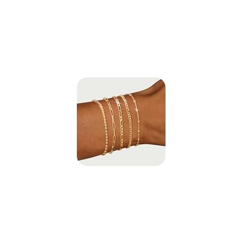adoyi 14K Gold Plated Bracelet Set Cover