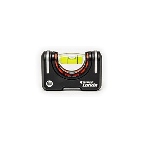 Lufkin LPL1000-02 Pocket Level with Two Embedded Magnets on Two Sides of The Pocket Level for Versatility in Multiple Applications Cover