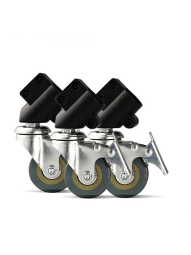 Cadre en C en acier inoxydable avec roulettes de studio photo solides