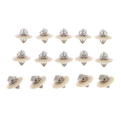 Mtsooning 50 Pcs Clips Agrafe Plastique Rivets Garnissages Voiture Fender Universel Pare-Chocs Décoration