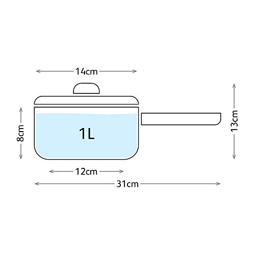 Judge Vista Draining Medium Stainless Steel Saucepan with Pouring Lip 14cm 1L, Shatterproof Glass Strain & Pour Lid - Image 4