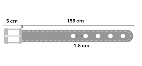 Equine Smile ES5024 Leder Steigbügelriemen Bügelriemen – Verstellbare Riemen aus Leder mit Edelstahlschnallen für Dressur & Springreiten (Schwarz, 155 cm)