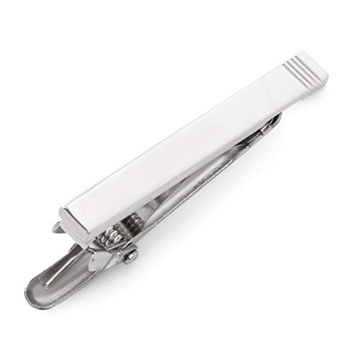 Vertical Line Stainless Steel Tie Clip #TOP11