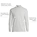Lands' End Mens Long Sleeve Super-T Mockneck Gray Heather Big and Tall 3xlt