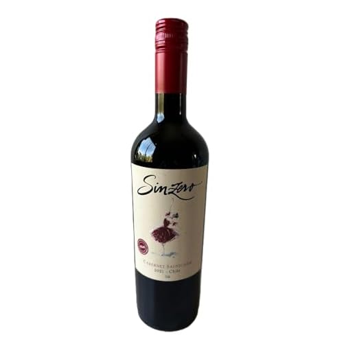 SINZERO Cabernet Sauvignon - Premium Non Alcoholic Red Wine Low Calories, Vegan Suitable , 25.4 FlOz