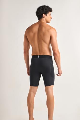 Image of TRYB Men's Compression Shorts & Pants | Sports Innerwear for Gym, Running & Training | Quick Dry, Breathable, 4-Way Stretch, Moisture Wicking, Anti-Chafing Muscle Support Athletic Wear with Pocket