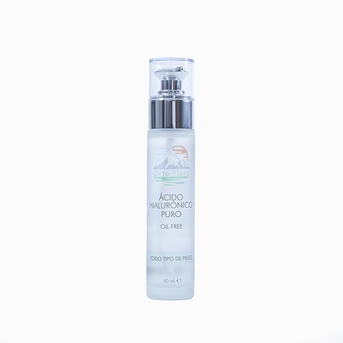 Ácido Hialurónico Puro Orto-Flora – Sérum Facial Hidratante, Efecto Rellenador y Reafirmante para Piel, Antiarrugas y Cuidado Diario 50ml