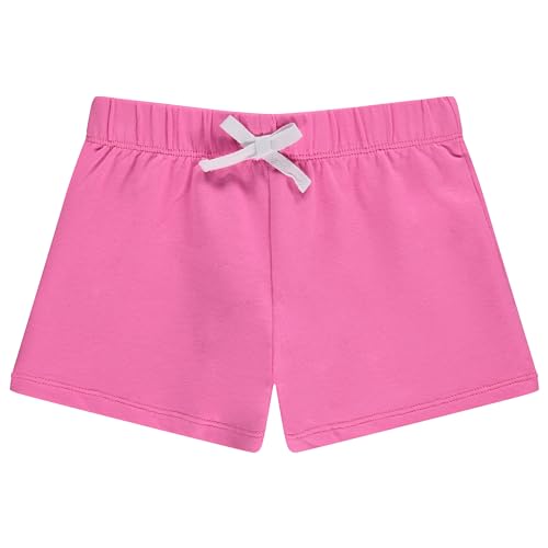 Image of BTween 4 Pack Girls Shorts, Cotton French Terry Shorts for Girls, Kids Summer Clothing