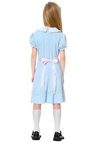 Disfraz azul de manga abullonada para niñas 9-10 años miniatura 7