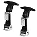 2pcs Professional Handle Latch Rubber T- Handle Rubber Boat Latches Rubber Flexible T- Handle Draw Latches Draw t Handle Rubber Strap Rubber T-handle Latch Toolbox Engine Cover