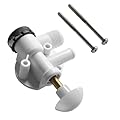 385314349 RV Toilet Water Valve Assembly for Dometic Sealand EcoVac Vacuflush, for Dometic Rv Toilet Valve Replacement, Does Not Fit for Dometic 300 301 310 320