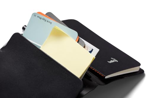 Bellroy Notebook Cover (Leather Folio for Notebook) - Black