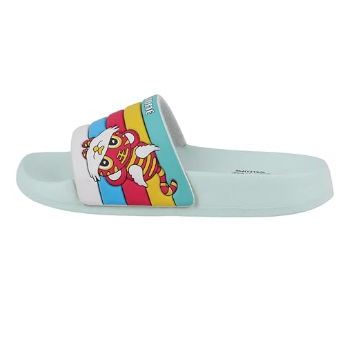 Image of WELCOME Unisex-Child Kids Flip-Flop Soft Comfortable Indoor & Outdoor Slippers Stylish Non-Slip Slide Home Casual Chappals For Boys & Girls