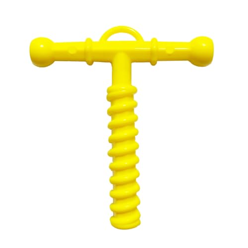 Image of B-Arm Chewy Tube- Spiral Design (Yellow) | Chewing Tube for ADHD, Autism & Sensory Disorder | Upgraded Design for Oral Stimulation | Teether Toy for Children & Adults (Weak Chewers)