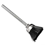 Rotationswerkzeug-Radbürsten, 3 mm, steif, Nylon, zum Polieren und Schleifen, 5 Stück