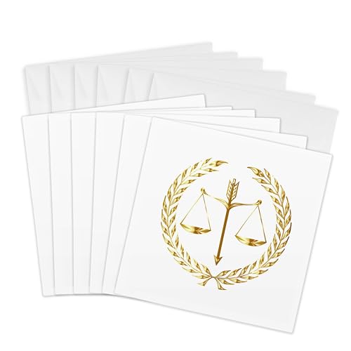 Cartes de vœux balance de la justice pour félicitations et vœux de cabinet avocat
