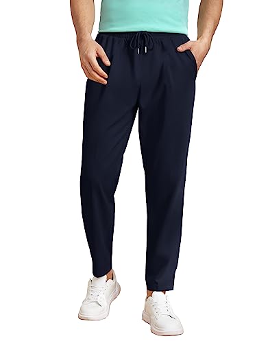 Image of Paralians Men's Regular Fit Solid Pattern Polyester Blend Track Pants with Ankle Length and Drawstring Closure Type |men Track Pants trousers