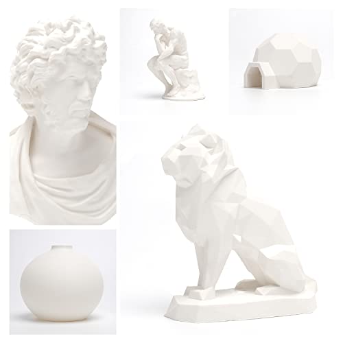 Image of 3DHoJor Matte PLA Filament 1.75mm, Upgrade 1kg Cardboard Spool PLA Filament 1.75 - PLA 3D Printing Filament, Print with Most 3D Printers Using 3D Filament(Matte White)