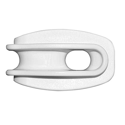 Kerbl Aislador de tensión, 6 Unidades, Reforzado con Fibra de Vidrio, Color Blanco