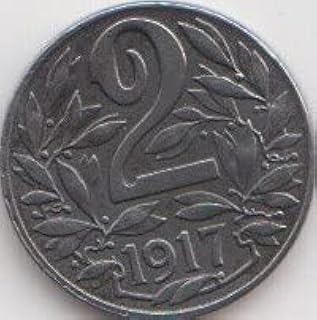 Generisch Österreich KM-Nr. : 2824 1917 sehr schön Stahl 1917 2 Heller Doppeladler (Münzen für Sammler)