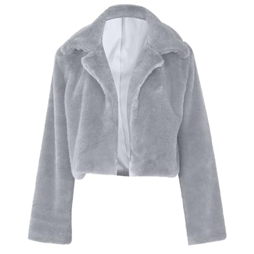 Womens Grass Warm Fuzzy Plain Jacket Outfit for Women Long Sleeve Turtle Neck Fall Winter 20253