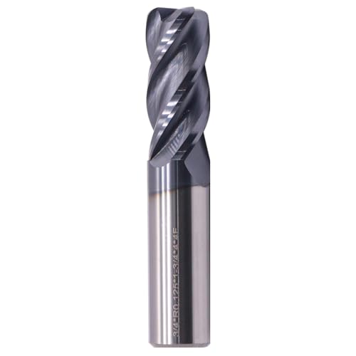Image of 3 /4 inch 4 Flute Variable Helix Solid Carbide .125 inch Corner Radius End Mill
