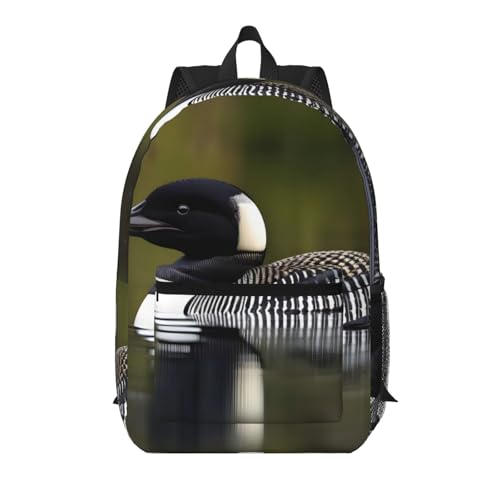 Sac à dos voyage oiseau 43,2 cm Loon Nature avec poche bagage noir