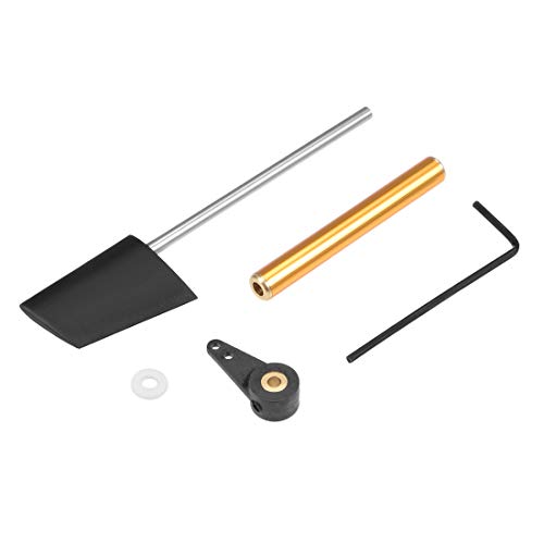 uxcell RC Boat Rudder with Single Servo Arm,Rudder Pad Thickness 4.4mm 1 Set