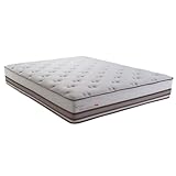 Herval Sense Colchão Queen Size com Molas Ensacadas, Bege, 30x158x198cm, Pillow Top One Side, Revestimento em Malha