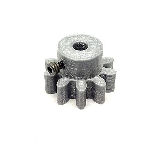 Image of INVENTO 1pcs 3D Printed Plastic Spur Gear 10 Teeth, 30mm dia, 10mm Width, 5mm hole, 2.5 Module for DIY Projects