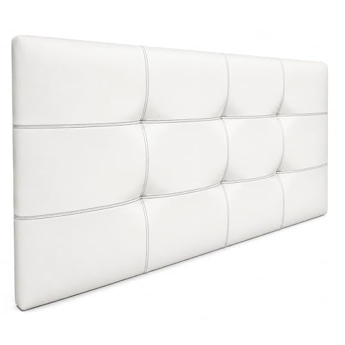 ONEK-DECCO Cabecero de Cama Tennessee con Costura Vista Hilo Negro,tapizado en Polipiel, Acolchado de Espuma Medidas, Cabezal Cama niño, Juvenil y Matrimonio (105x70, Bronce-Hilo Negro)