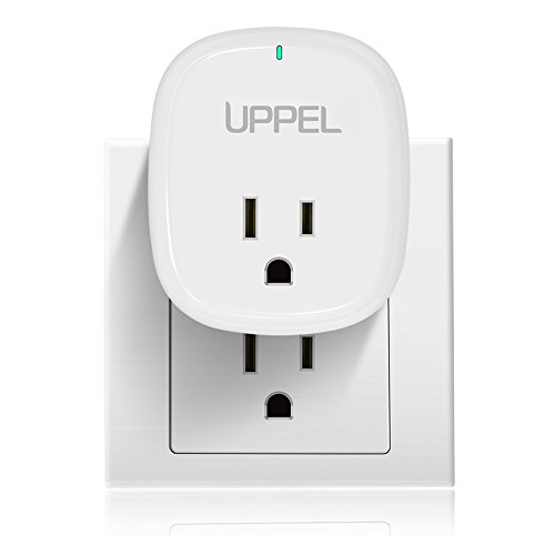 Smart Wifi Plug Compatible with Alexa Remote Control Wireless Adaptor Socket Outlet for Smart Home with An Extra USB Port