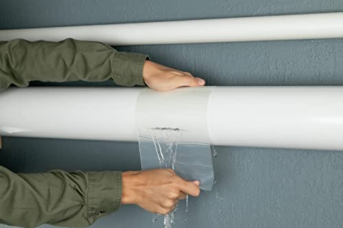 Flex Tape Rubberized Waterproof Tape, 8" X 5', Clear #TOP5