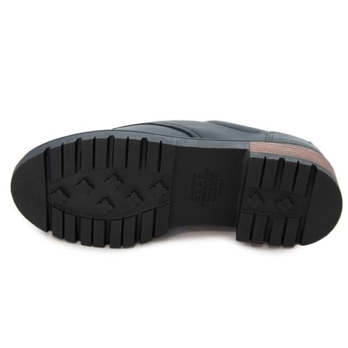 Sapato Dakota Feminino Oxford Couro Legítimo Salto Baixo Moda DA241 (Preto, BR, Adulto, Numérico, 37