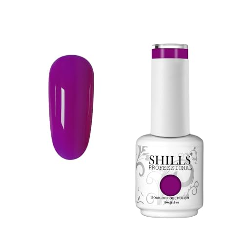Image of SHILLS PROFESSIONAL Uv /Led Soak Off Gel Glossy Finish Polish Color Shade 58,15 Ml