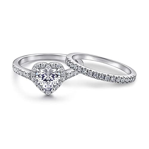Bagues en argent cœur 6.5mm, le cadeau de mariage idéal