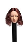 【AF】Super Duck SDDX02-B accesorios femeninos escala 1/6 Los ojos pueden enrollar la cabeza esculpir para figura de acción de mujer coleccionable de 12 pulgadas