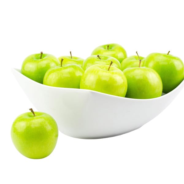 Granny Smith Apples Fresh Tart Green Apples Crisp Firm Texture Perfect for Baking Cooking Snacking Pies Salads Non-GMO Farm Fresh Handpicked Premium Quality Bulk Fruit Pack, [ 64 oz, 4 lbs ]