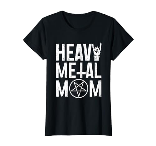 Heavy Metal Mom Funny Metalhead - Ventilador de cabeza de metal para el día de la madre Camiseta