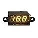 Reland Sun Waterproof 0.28 DC 3.0-30V Mini Digital LED Voltmeter Volt Meter 12V Car Range DC 3.0-30.0V Auto Electric Voltage Ammeter (yellow)