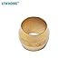 LTWFITTING Value Pack 1/4-Inch OD Brass Compression Insert,Sleeve Ferrule,Nut (Pack of 125)