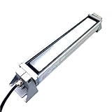 6W 12W 18W LED Panel Tri-Proof Light Industrial CNC Machine Tool Work Lamp Tempered Frosted Glass DC 24V AC 220V(AC 100-250V,12W)