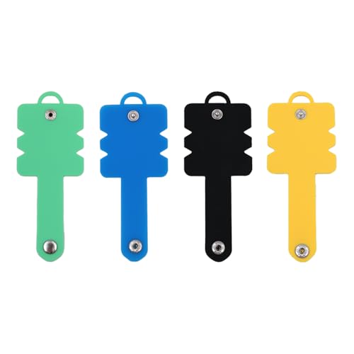 Sarini 4 pièces support de rangement pour cordon d'écouteurs, support de sangles pour écouteurs, enrouleur de casque, enrouleur de câble pour gestionnaire de cordon...