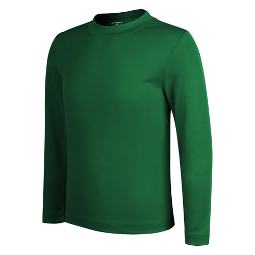 Image of LETAOTAO UPF 50+ Boys Neon Rash Guard Long Sleeve Swim Shirt | 4T to Youth,Boys & Girls Sun Shirt, Sun Protection Shirt,Quick Dry, Moisture-Wicking Fabric, Fishing Shirt