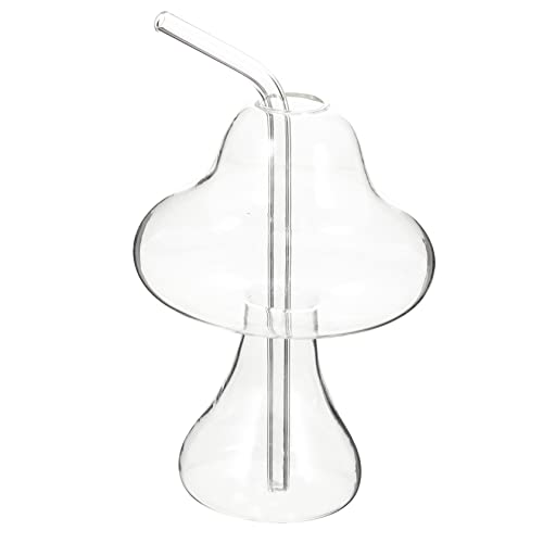 Mug transparent forme de champignon verres stables anti-renversement vin - 8