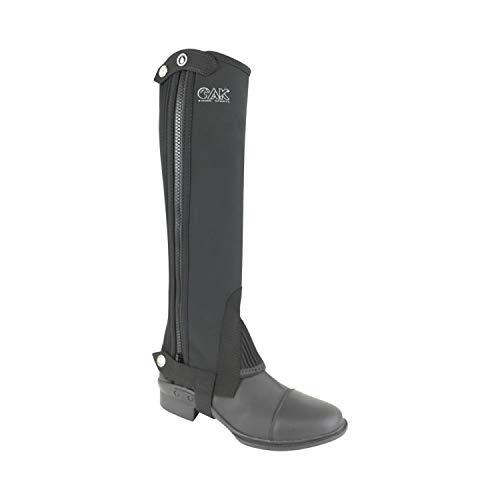 Ak New Washable Windproof Unisex Winter Pro Equestrian Horse Riding Half Chaps Akrs-2147 (14/Xxs, Black) #TOP2