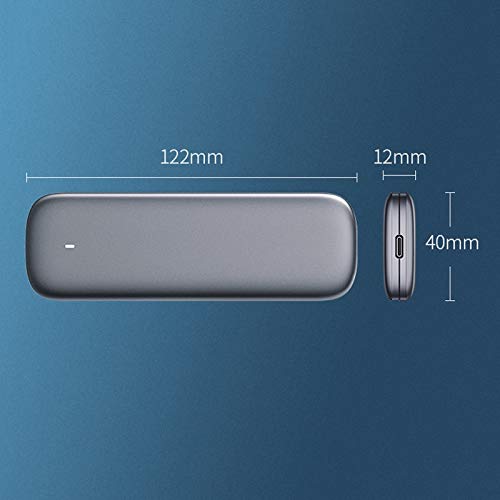 Caja externa para SSD M.2 NVME con USB Tipo C 3.1 miniatura 2