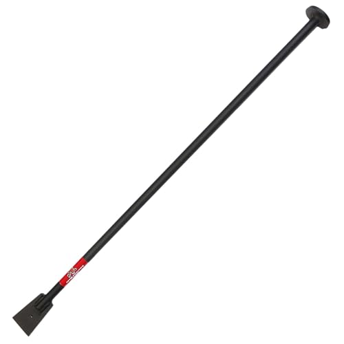 Bully Tools Steel Tamping and Digging Bar 3/8 in Thick Blade | Heavy Duty Digging Bar and Tamper Tool for Rocky Ground Soil Tamping and Backfill |100% Made in USA