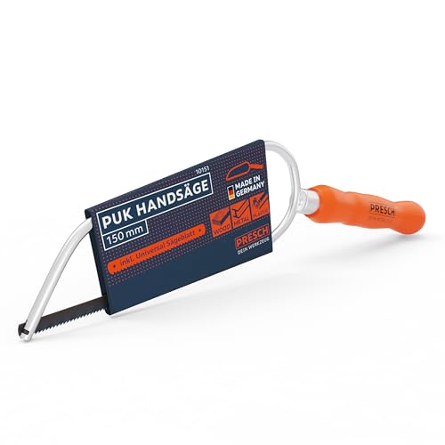 Presch Bügelsäge PUK 150mm inkl. Universalsägeblatt - Original Handsäge...
